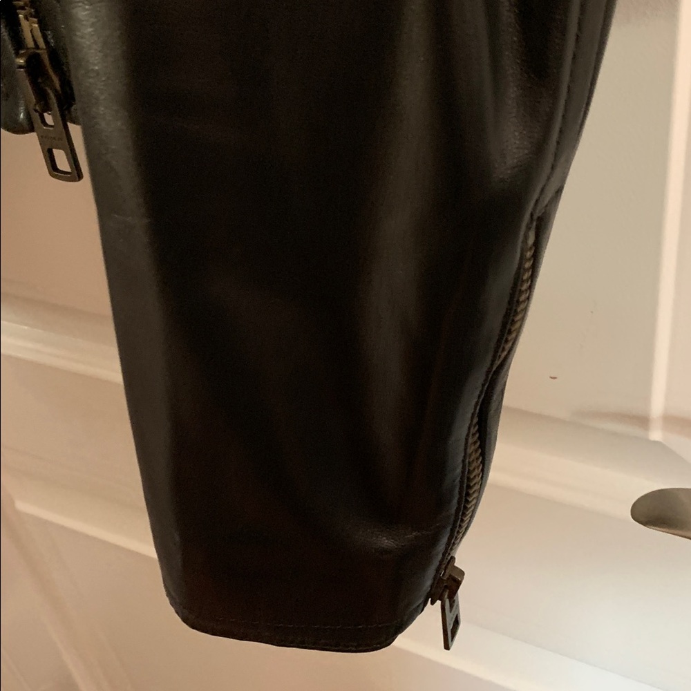 Coach Black Leather Moto Jacket - Picture 9 of 13